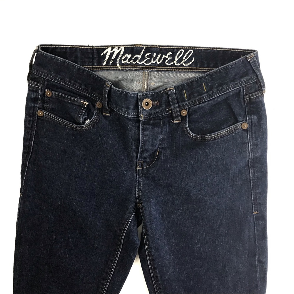 Madewell Dark Wash Straight Blue Jeans Sz 2